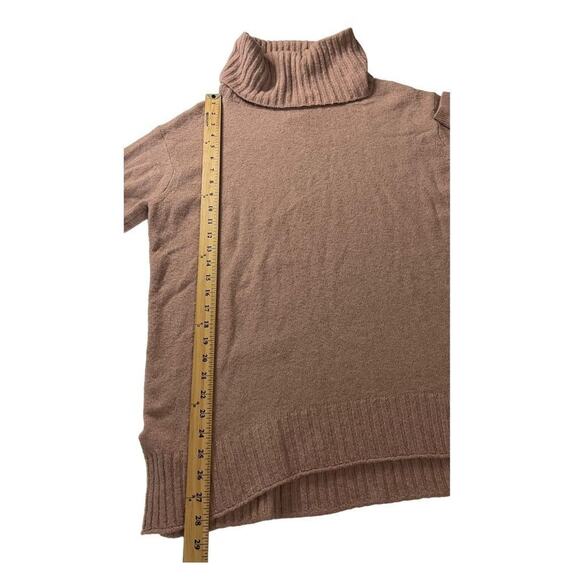 BP. Longline Turtleneck Oversized Sweater Top In Pink Adobe Size Large New - Picture 7 of 14